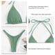 thumbnail image 1 of Two Pieces Swimwear Breathable Comfortable Halter Women Swimswear Wavy Grain Low Waist For Beach Parties For Spas ANGGREK Ropa, 1 of 5