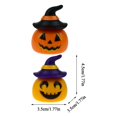 thumbnail image 2 of Halloween Decorations Halloween Pumpkin Ghost Bat Pull Back Car Ornament, Interesting Festive Scene Embellishment, Small Desktop Layout Accessory for Halloween Holiday Atmosphere Decoration, 2 of 4