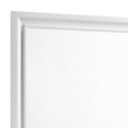 thumbnail image 3 of Wall Mirror with Rectangular Molded Wooden Frame, White, 3 of 5