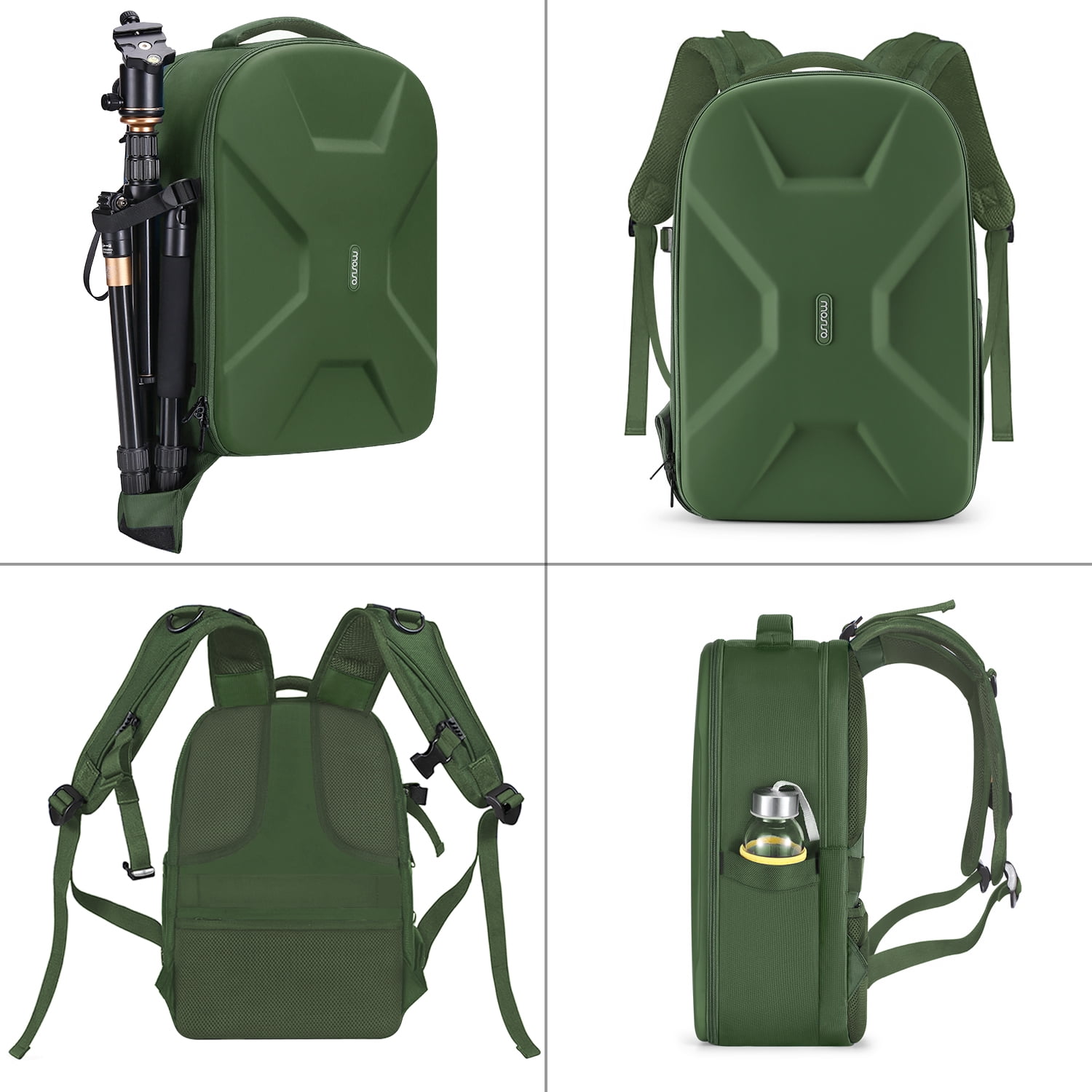 MOSISO Camera Backpack for Canon/Nikon/Sony/DJI Mavic Drone, DSLR/SLR/Mirrorless Photography Camera Bag Waterproof Hardshell Protective Case with Tripod Holder&Laptop Compartment,15-16 inch