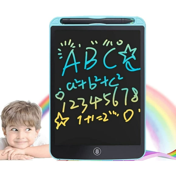 LCD Writing Tablet 10 Inch Electronic Writing Drawing Pad with Multi-Color and Lock Button,Erasable Reusable Portable Doodle Board,Educational & Learning Gifts Office Memo Home Whiteboard