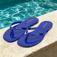 thumbnail image 2 of Flip Flops for Women Thong Flat Sandals Lightweight Minimalist Non-Slip Memory Foam Sole Open Toe Casual Vacation Daily Essentials Classic Beach Slippers, 2 of 7