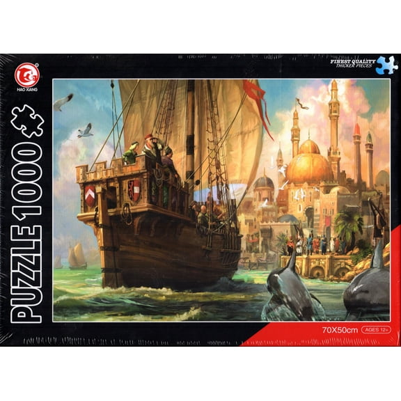 Merchant Ship 1000 Piece Puzzle
