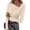 Beige, variant on PRETTYGARDEN Women's Long Sleeve T Shirts Asymmetrical Y2K Slim Fitted Going Out Trendy Tops Early Fall Fashion Clothing
