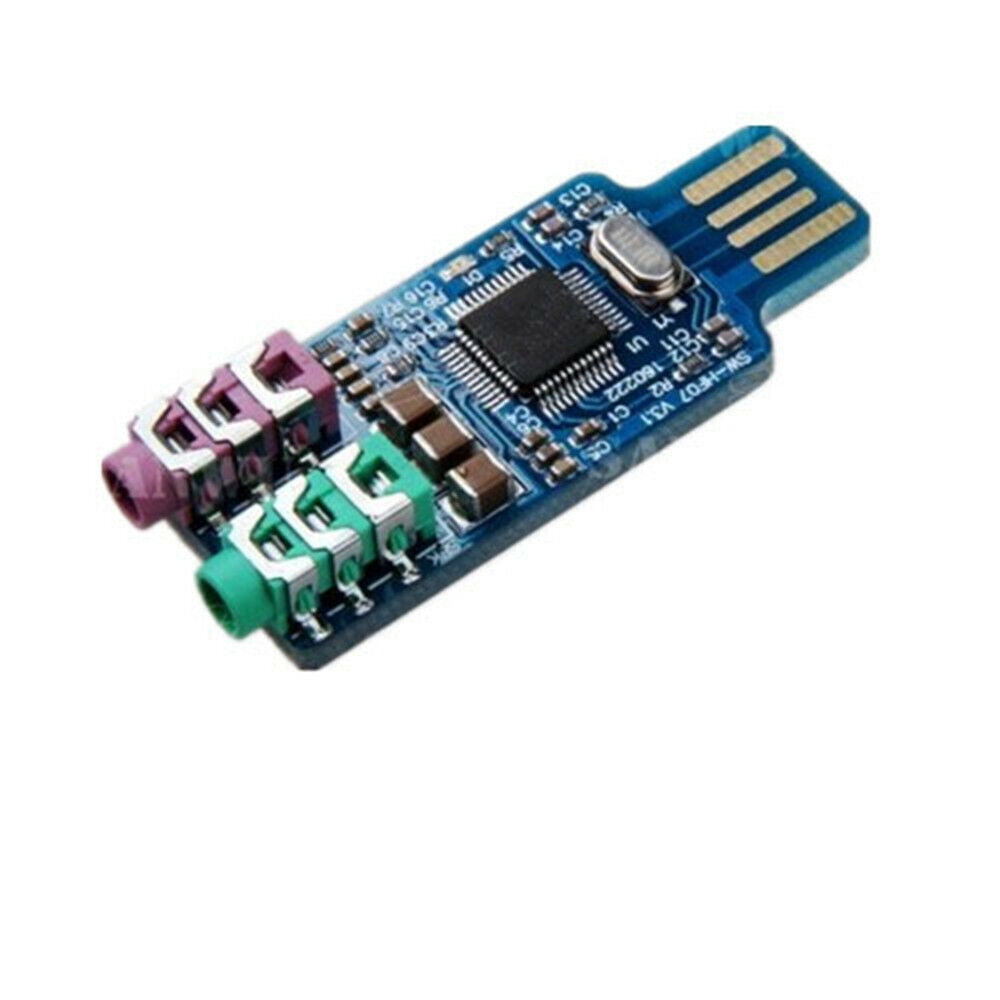 CM108 USB Drive Free USB Sound Card Laptop Computer External Sound Card
