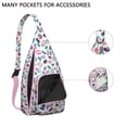 thumbnail image 2 of Vintage Leopard Sling Backpack - Romantic Animal Print Crossbody Bag, Fashionable Anti-Theft Daypack, 2 of 4