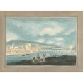 thumbnail image 2 of Thomas Girtin 24x19 Black Ornate Framed Double Matted Museum Art Print Titled: Rochester, Kent; from the North (ca. 1790), 2 of 5
