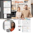 thumbnail image 2 of Stickers Refrigerator Dry Wipe Calendar 3 Piece Set Monthly Weekly Daily Whiteboard Planner for Household Tables Menu To Do Lists 13 Inches X 11 Inches 10ML, 2 of 8