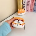 thumbnail image 4 of Headphone Case for Samsung Galaxy Buds 3(2024) & Galaxy Buds 3 pro(2024),Cute Cartoon Popular Anime Design Silicone Ear Buds case with Hook (Shiba Inu), 4 of 9