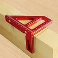 thumbnail image 2 of Upgrade Your Woodworking Projects With This High Precision Aluminum Alloy Square Protractor And Miter Triangle Ruler!, 2 of 14