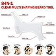 thumbnail image 4 of EASTIN Beard Shaping Tool, Beard Shaping Template & Guide, for Perfect line up & Edging || Comes - Works with any Electric Trimmers or Clippers, 4 of 5