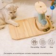 thumbnail image 4 of Small Cat Tower Scratching Post, Versatile Furniture  Cat Tower Scratching Post Toy Practical Anti Tipping Reliable  for Home for Kittens, 4 of 8