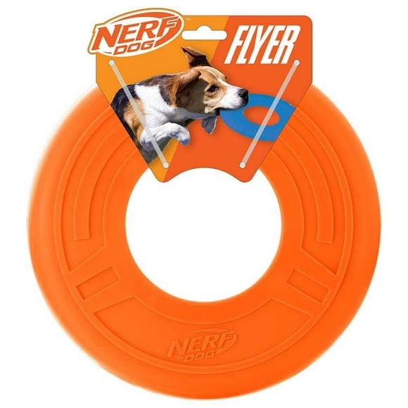 Disco Volador Nerf Dog Naranja 10 Pulgadas Atómico