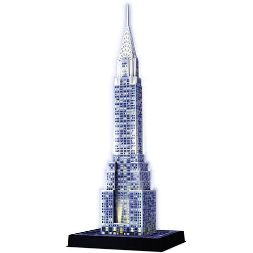 Picknicken moord Psychiatrie Ravensburger - 3D Building - Night Edition Chrysler Building - 216 Piece Jigsaw  Puzzle - Walmart.com