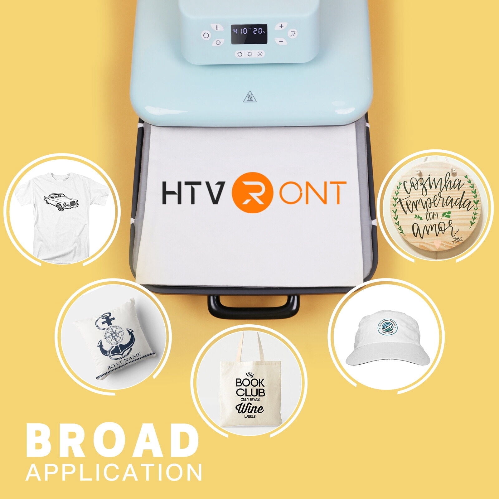 HTVRONT 1500W 15"x15" Automatic Heat Press Machine Bundle with Gift for Sublimation Printer Transfer HTV Vinyl
