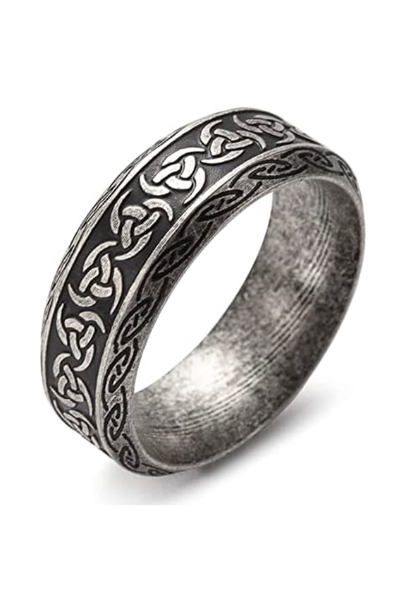 Stainless Steel Party Jewelry Viking Horn of Odin Norse Ring (11)