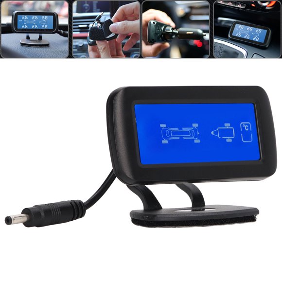 KIMISS Tire Pressure Monitor, Tire Pressure Monitoring System TPMS With 6 External Sensor IP67 Waterproof For RVs Campers Trailers Trucks