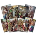 thumbnail image 1 of Les Stations de la Croix Affiche Illustrée, 14 Pcs, 10 Pouces, 1 of 1
