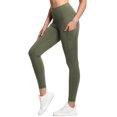 thumbnail image 1 of Pantalones de yoga THE GYM PEOPLE, cintura alta y gruesos con bolsillos para mujer, 1 of 8