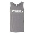 thumbnail image 2 of Dreamin' Dr Martin Luther King Jr. 1963 Mens Graphic Tank Top, Heather Grey, 3XL, 2 of 3