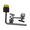 thumbnail image 2 of Bunblic Cymbal Extension Mount Clamp Cymbal Arm Stability Attachment Quick Release L Rod Adjust Clamp for Professional Artist Yellow, 2 of 8