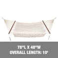 thumbnail image 2 of Bliss Hammocks Island Rope Hammock W/ Spreader Bars, 48-in. Wide, 300 lb. Capacity, 2 of 12