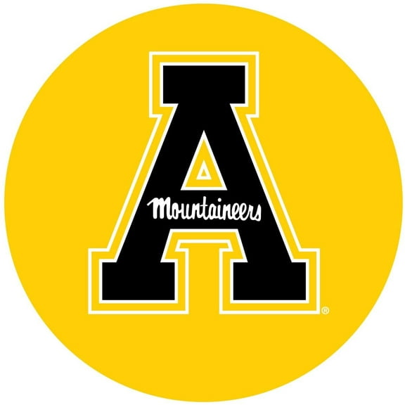 Appalachian State Mountaineers RR 4" Round Vinyl Decal Auto Home University of