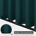 thumbnail image 3 of Cortinas de patio para exteriores, fáciles de usar, 110 x 240 cm, color verde azulado, 2 paneles, 3 of 7