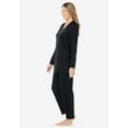 thumbnail image 3 of Dreams & Co. Plus Size Petite 2-Piece Lounge Set, 3 of 6