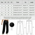thumbnail image 5 of Comfy Elastic Waist Trousers for Women with Pockets Fashion Versatile Lace-up Wide Leg Pants Casual Loose Straight Pants, 5 of 8