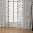 thumbnail image 2 of Sunyuer 2 Panels Flowers Sheer Curtains Floral Semi Sheer Embroidered Curtains & Drapes for Bedroom Living Room, 2 of 6