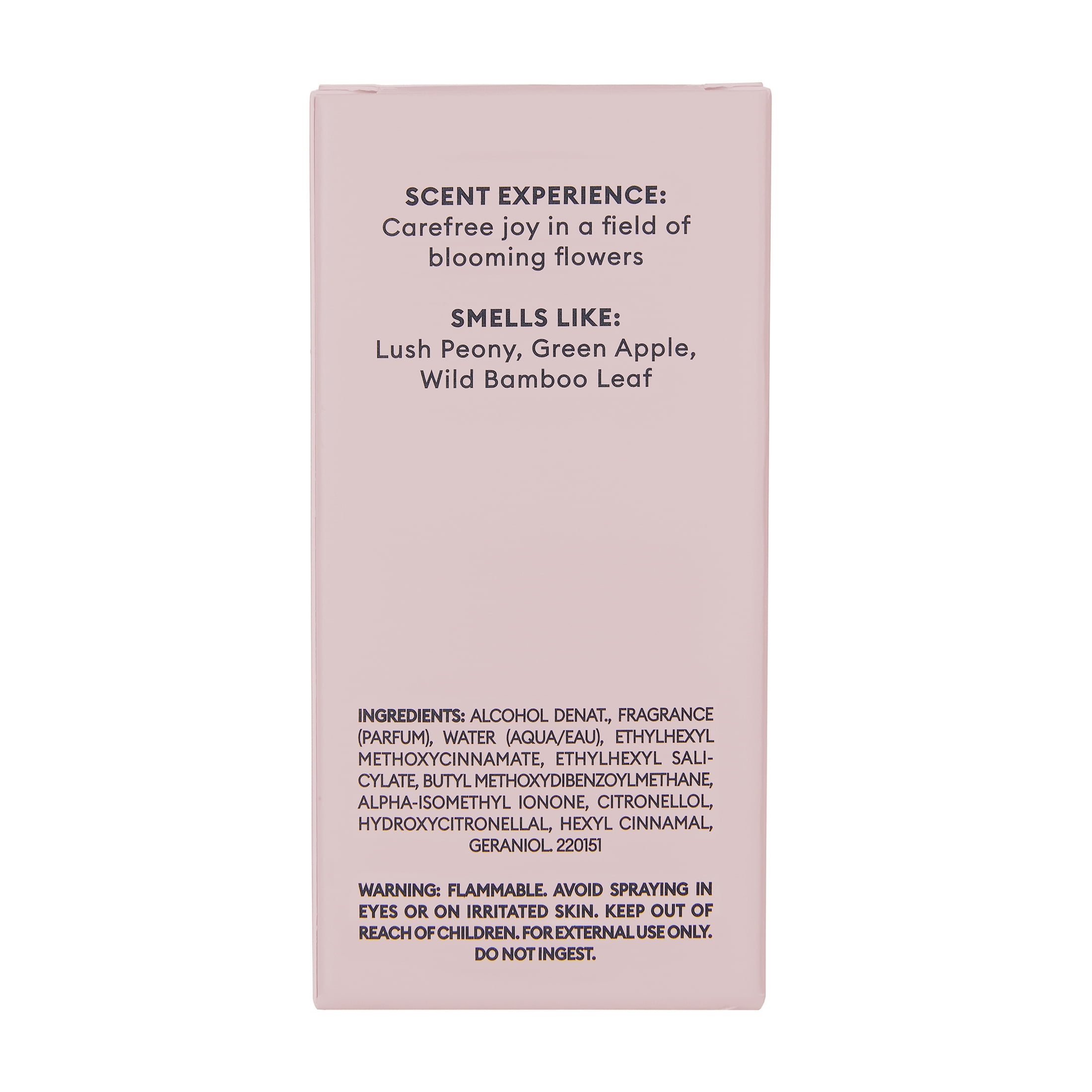 Fine'ry Perfume Peony, Green Apple & Jasmine - Flower Bed, Fragrance 2fl oz