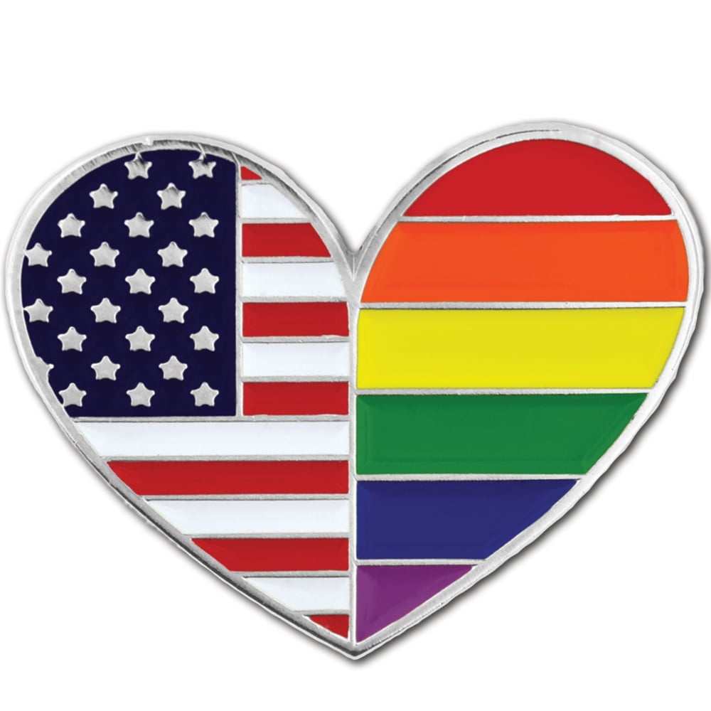 Gay Lesbian Lgbt Pride Enamel Pin Love Is Love Pin Rainbow