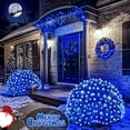 thumbnail image 2 of Christmas Net Lights Outdoor, 192 LED 9.8Ft x 6.6Ft Net Lights, Waterproof Christmas Outdoor Mesh Lights for Tree Bushes Holiday Party Garden, Holiday Wedding Party Decorations, 2 of 9