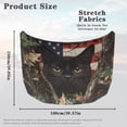 thumbnail image 6 of KUIFORTI American Flag Car Hood Cover for Truck, Black Cat Hood Covers for Cars, SUVs, Camo Car Accessories for Women Fashion Auto Decorations, Easy to Clean, 6 of 6
