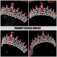thumbnail image 3 of Shisuyan Girls Crown Metal Crown Hair Jewelry Kids Tiara Birthday Party Rhinestone Tiara Costume Accessory, 3 of 9