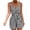 Black, variant on aidice Dressy Jumpsuits for Women V Neck Sleeveless Adjustable Strap Striped Belt Shorts Office Rompers