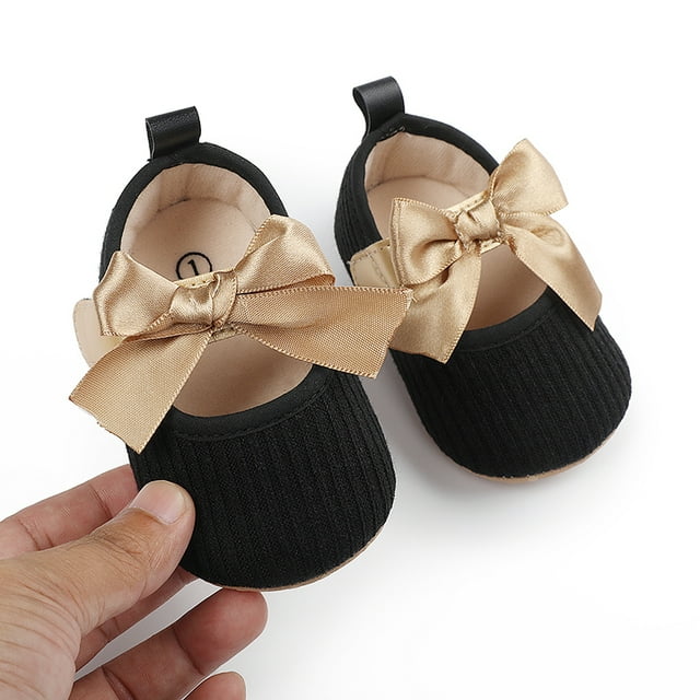 Wangsaura Princess Bowknot Shoelace Hook Baby Hollow Walker