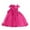 Hot Pink, variant on Hiijoy Toddler Girls Off Shoulder Bow Evening Gown Birthday Party Pageant Dress, Sizes 3-8