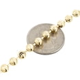 thumbnail image 2 of 10k Yellow Gold Moon Cut Style Link New Solid Chain Necklace (5mm) 40", 2 of 9