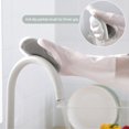 thumbnail image 1 of YAOMOBB Protective Gloves Rich Sparkling Cleaning Brush Powerful Bristles Quick Rinse PVC Material, 1 of 6