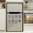 thumbnail image 5 of Costway Refrigerator Small Freezer Cooler Fridge Compact 3.2 cu ft. Unit,Grey, 5 of 7