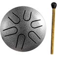thumbnail image 1 of HELIAHOO Rain Drum for Outside, 3 Inches 6 Notes Steel Tongue Drum Rain Chime, Waterproof Rain Drum Instrument for Outside, Steel Tongue Drum, Handpan Drum CJ915-100367, 1 of 8