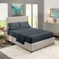 thumbnail image 3 of Kearding Juego de ropa de cama para el hogar Sábana Funda de colchón Funda de almohada Juego de ropa de cama de poliéster de color sólido Juegos de cama gris oscuro rey Kearding HA6267-37B, 3 of 6