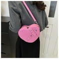 thumbnail image 7 of RUISINERY Women Heart Shaped Crossbody Bag Shoulder Bag Phone Bag Simple Messengers Bag Fashion Shopping Bag Everyday Bag for Daily, 7 of 7