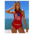 thumbnail image 4 of Women's Swimsuit Long Sleeve - Modest Swimwear Bathing Suit with Bikini Top - Slimming Swimsuit for Women - Loose Fit Rash Guard for Water Sports & Beach, 4 of 6