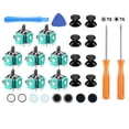 thumbnail image 1 of ARCADORA Analogue Joystick Repair Kit For Xbox One Switch Pro Controllers Anti Slip Silicone Grip Covers With Tools Black Blue, 1 of 6