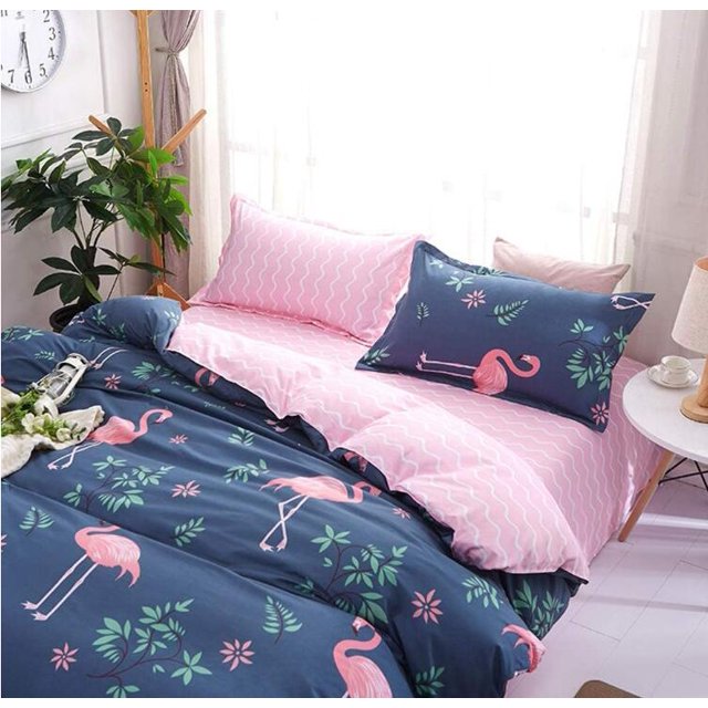 Yellow Floral Duvet Cover Set Flowers Double-sided Printing Bedding Set Ultra Soft Microfiber Comforter Cover with 2 Pillowcases