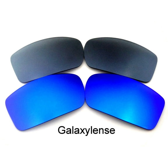 Galaxy Replacement Lenses for Oakley Gascan Black & Blue Color 100% UVAB