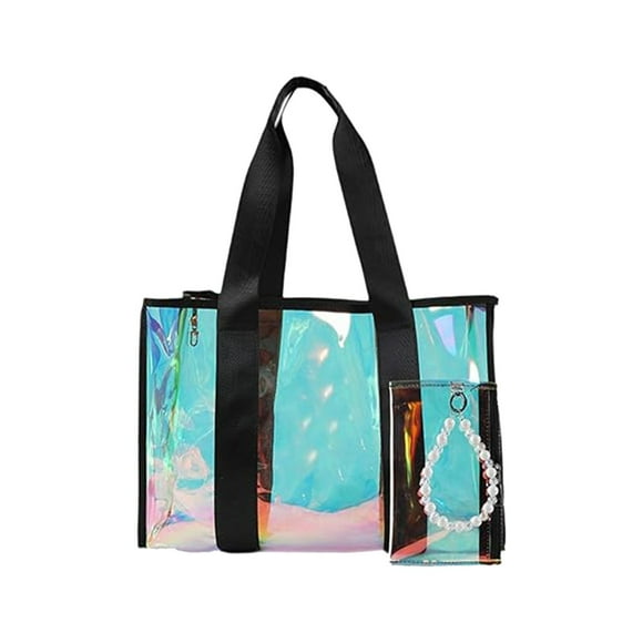 Beach Tote Beach Bag with Phone for Women Tip Proof Foldable & Washable Tote Bag for Beach Pool Travel and Vacation